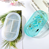 DIY Oval Rolling Tray Mold Silicone Epoxy Resin Crafts