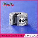 925 Silver Starry Formation Clip Christmas Charms for Bracelets