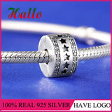 925 Silver Starry Formation Clip Christmas Charms for Bracelets