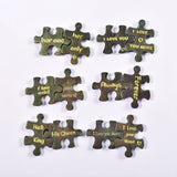 DIY Puzzle Shape Pendant Crystal Epoxy Resin Mold
