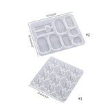 DIY Puzzle Shape Pendant Crystal Epoxy Resin Mold