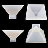 DIY Pyramid Epoxy Molds Silicone for Jewelry Making