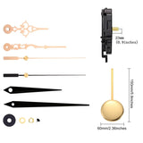 DIY Pendulum Clock Movement Kit with 2 Pairs Hands