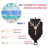 DIY Pendulum Clock Movement Kit with 2 Pairs Hands