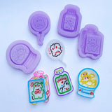 DIY Rabbit Crystal Ball Balloon Shaker Epoxy Resin Mold