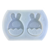 Rabbit Egg Ornament Silicone Epoxy Mold for Valentines Gift