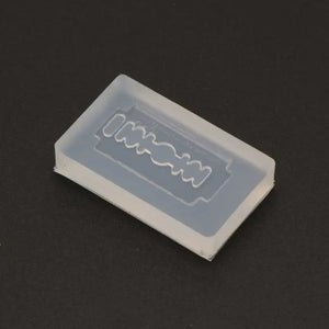 Razor Blade Shape Earrings Pendant Resin Mold Jewelry Making Tools