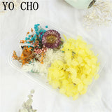 Real Dried Flower Dry Plants Fan Candle Epoxy Resin Pendant