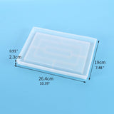 Rectangle Flower Pot Tray Epoxy Resin Mold Large Plate Dinner Dish Tray Mold