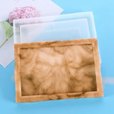 Rectangle Flower Pot Tray Epoxy Resin Mold Large Plate Dinner Dish Tray Mold