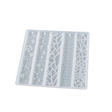 DIY Resin Bookmark Mold Set Cartoon Animal Leaves Heart Flower Epoxy Silicone