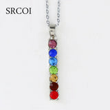 7 Chakra Crystal Pendant Healing Necklace