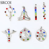 7 Chakra Crystal Pendant Healing Necklace