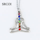 7 Chakra Crystal Pendant Healing Necklace