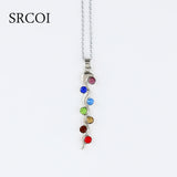 7 Chakra Crystal Pendant Healing Necklace
