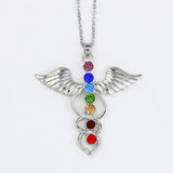 7 Chakra Crystal Pendant Healing Necklace
