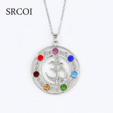 7 Chakra Crystal Pendant Healing Necklace