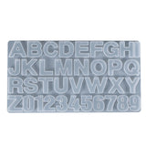 Resin Alphabet Number Silicone Molds for Keychains