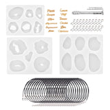 Resin Casting Mold Silicone Pendant Making Mould Craft Kit