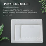 DIY Resin Casting Molds For Notebook Cover A5 A6 A7 - 3Pcs Silicone Molds