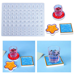 Resin Coaster Mold Jewelry Mold Jewelry Tools Mosaic Mould