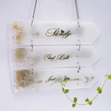 Resin Crystal Epoxy Door Number Plate Mold Indicator Signs