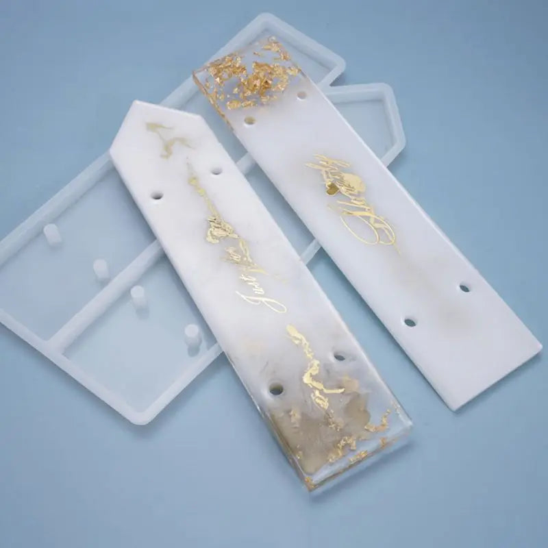 Resin Crystal Epoxy Door Number Plate Mold Indicator Signs
