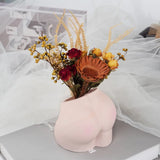 Resin Crystal Epoxy Butt Vase Pen Holder Silicone Mold