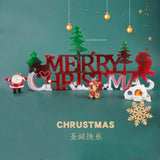 Christmas Mirror Silicone Mold Resin Crystal Epoxy Merry Christmas Decor