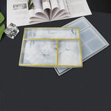 Resin Crystal Epoxy Tray Mold Storage Box Tray Desktop Jewelry Tray Set