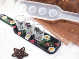 Resin Crystal Wine Glass Tray Mold Beer Rack Mold