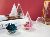 Resin Cut Diamond Storage Box Ring Necklace Storage Box Silicone Mirror Mold
