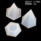 Resin Cut Diamond Storage Box Ring Necklace Storage Box Silicone Mirror Mold