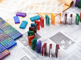 Resin Dominoes Mirror Silicone Epoxy Mold Pai Gow Dominoes Ruihe