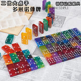 Resin Dominoes Mirror Silicone Epoxy Mold Pai Gow Dominoes Ruihe