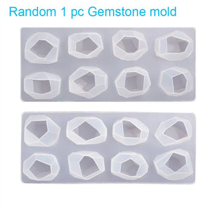Resin Epoxy Geometric Gemstone Night Light Mold
