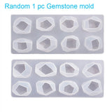 Resin Epoxy Geometric Gemstone Night Light Mold