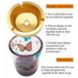 Resin Epoxy Mold Double deck car ashtray mould Concrete Silicone Mold