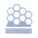 Resin Epoxy Mold Hexagonal Earring Display Silicone Mold