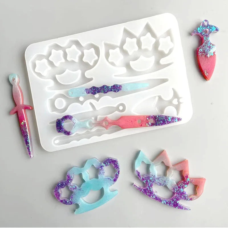 Resin Epoxy Molds Dried Flower Finger Cots Mold for Jewelry