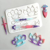 Resin Epoxy Molds Dried Flower Finger Cots Mold for Jewelry