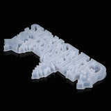 Resin Epoxy Pendant Mould Christmas Letters Silicone Mold