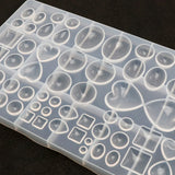 Resin Filled Patch Pendant Silicone Mold for Jewelry Making