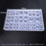 Resin Filled Patch Pendant Silicone Mold for Jewelry Making