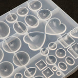 Resin Filled Patch Pendant Silicone Mold for Jewelry Making