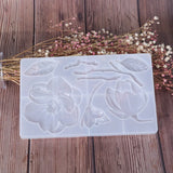 Epoxy Molds for Peony Plum Blossom Pendant Jewelry