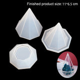 DIY Resin Mold Diamond Storage Box Ring Necklace Storage Box Hollow Diamond