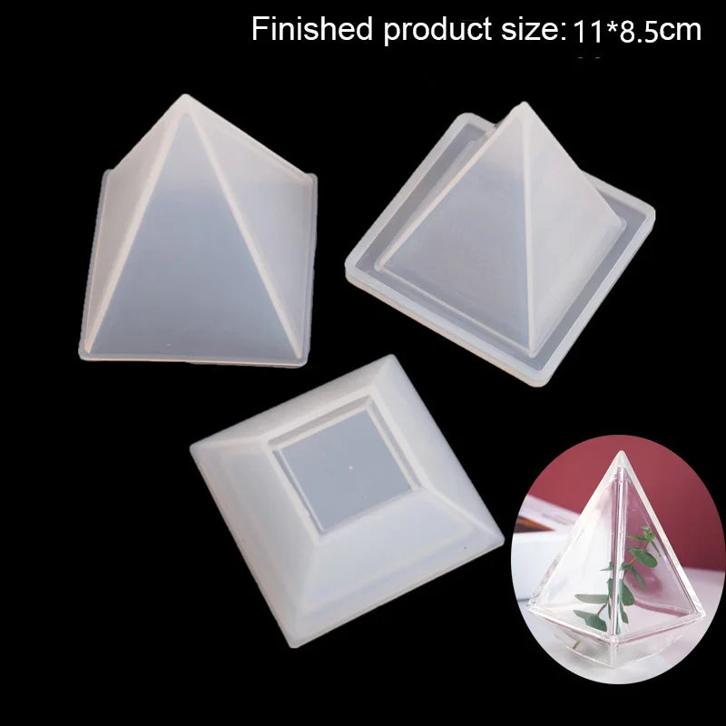 DIY Resin Mold Diamond Storage Box - Silicone Hollow Diamond Organizer
