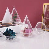 DIY Resin Mold Diamond Storage Box Ring Necklace Storage Box Hollow Diamond