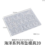 Marine Animal Pendant Silicone Mold for Resin Earrings